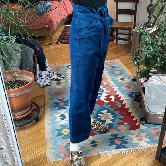 AS EVER Tanker tie pant in blue - Picture 3 of 6